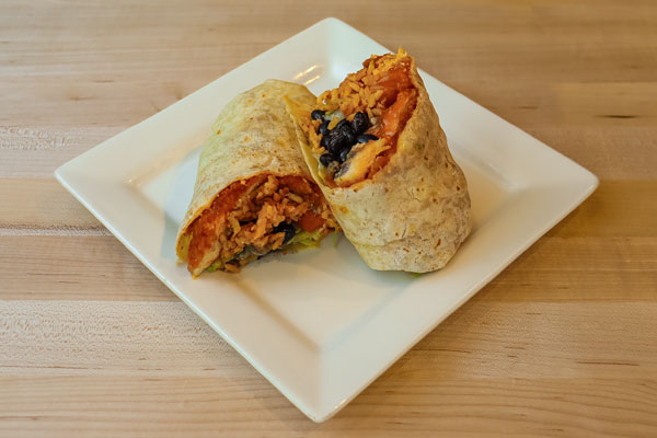 Crispy Buffalo Chicken Burrito