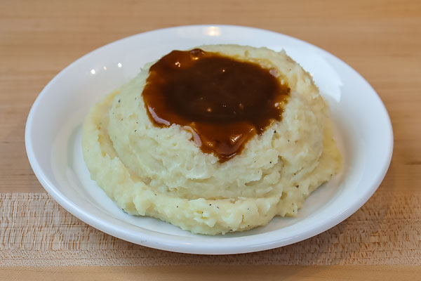 Mashed Potatoes with Gravy