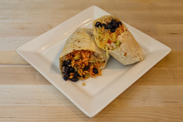 Rotisserie Chicken Burrito