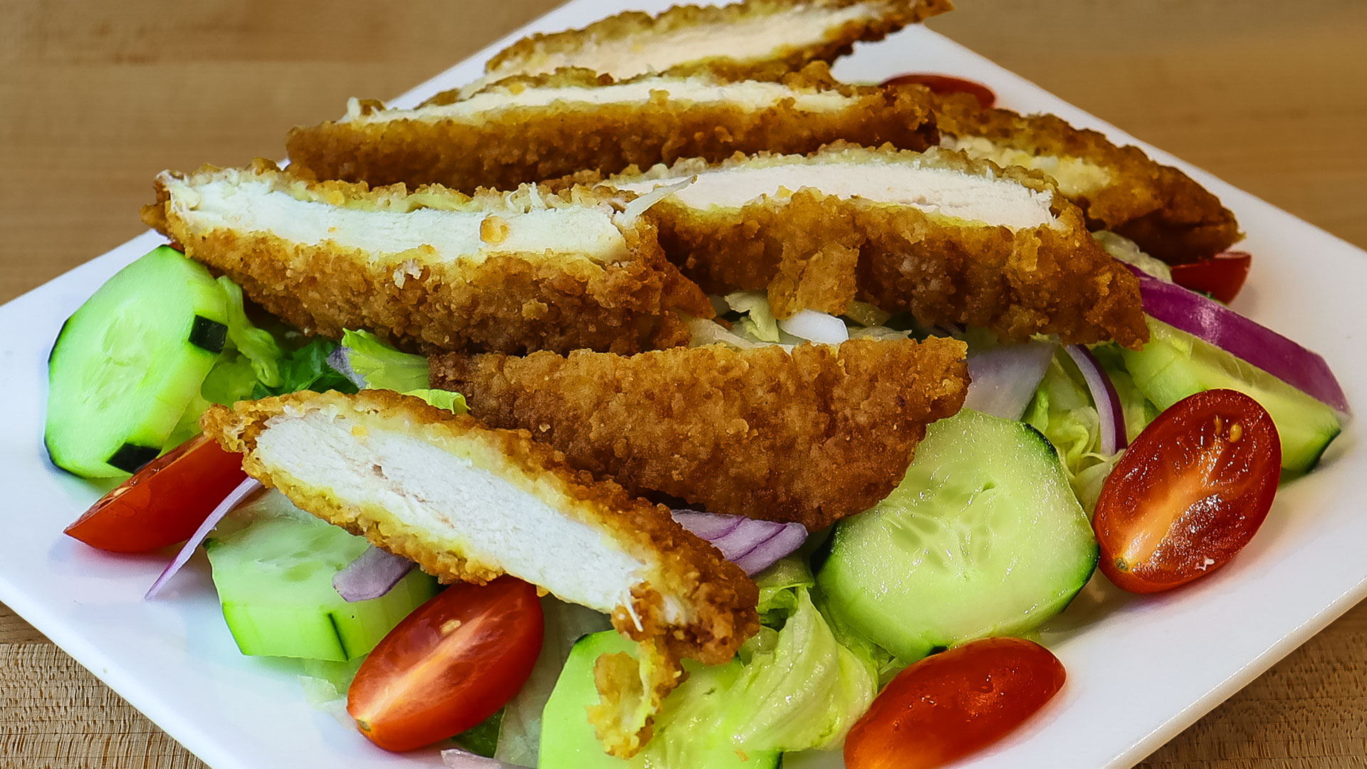 Crispy Chicken Salad